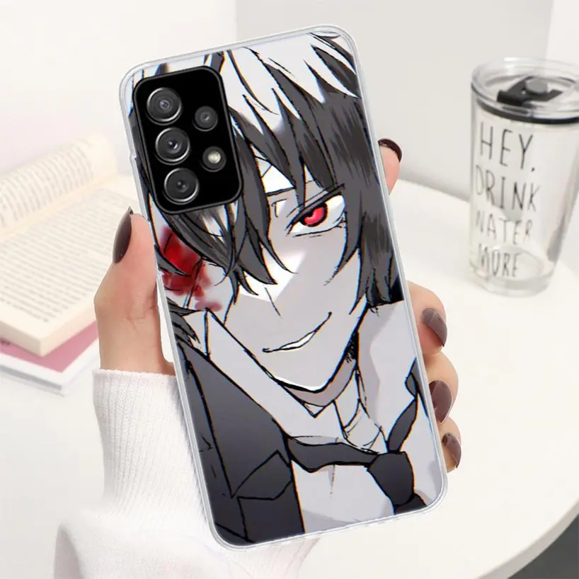 Anime Bungou Stray Dogs Phone Case For Samsung Galaxy A15 A25 A35 A55 A14 A24 A34 A54 A04S A13 A23 A33 A53 A03S A12 A52 A22 A32 