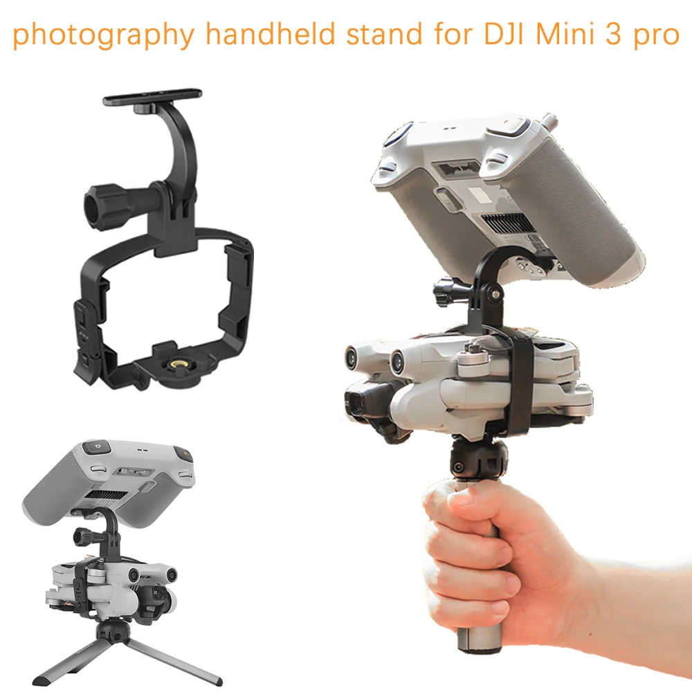 Handheld Stand for DJI Mini 3 Pro Camera Remote Control Fixed Grip Photography Kit for Mini 3 Pro Bracket Tripod Accessories