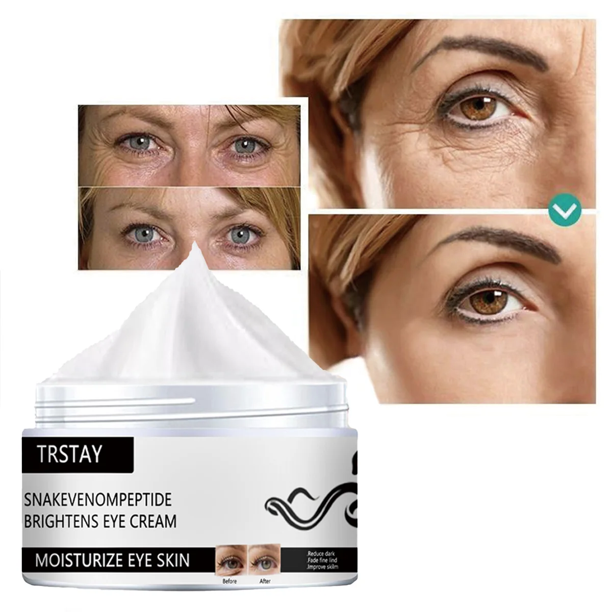 

TRSTAY Отбеливающий увлажняющий крем для глаз уменьшает темные круги, подтягивает кожу, осветляет антивозрастной уход за глазами для мам и детей
