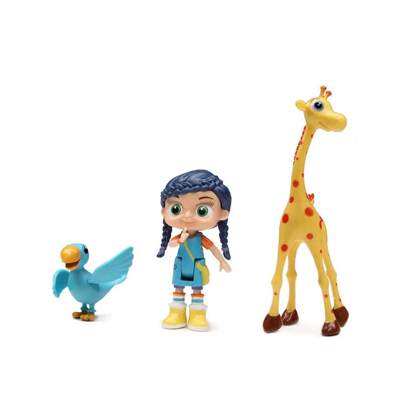 Anime Wissper Dolls Bird Giraffe Gertie Action Figures Animal Model Toys Collectible Ornament Girl Play House Toy Children Gifts