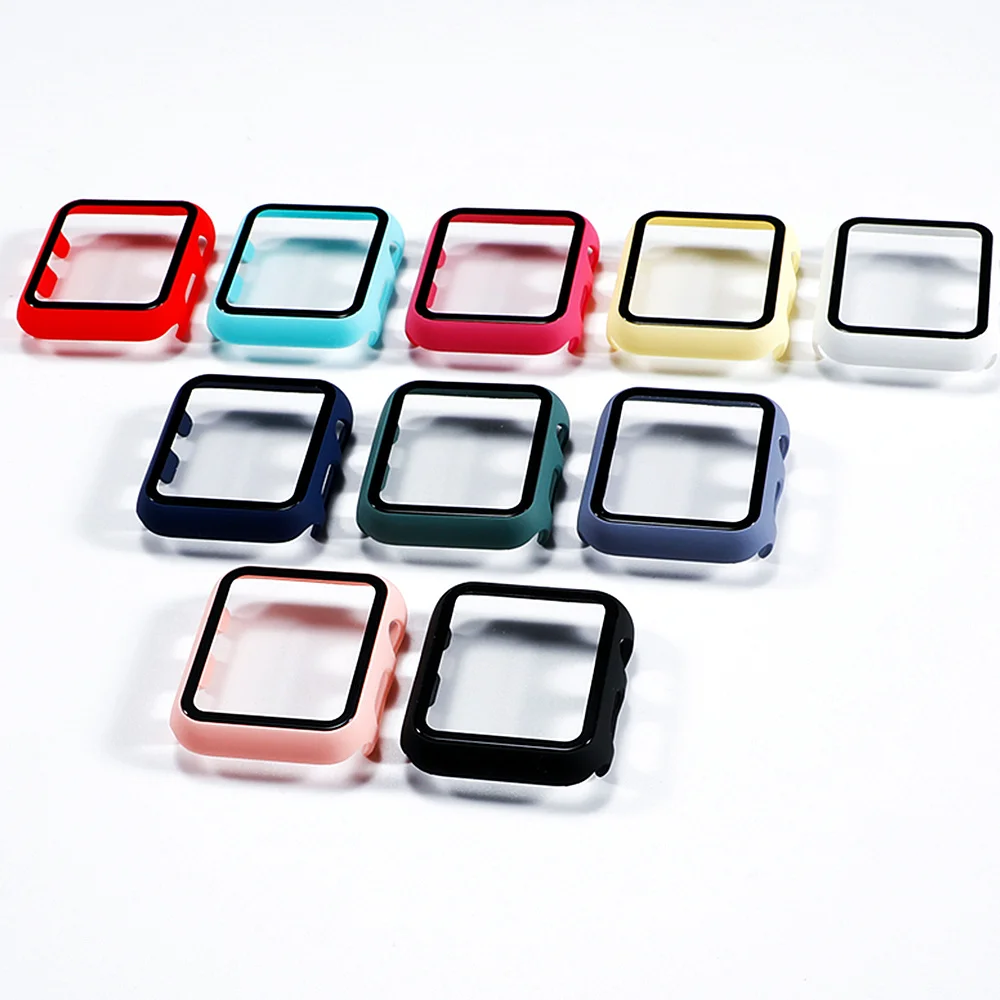 40 مللي متر 38 مللي متر الماء/قطرة مقاومة استبدال الحال بالنسبة iWatch 8 7 6 5 4 3 SE خفف فيلم الحال بالنسبة لساعة أبل 45 مللي متر 41 مللي متر 44 مللي متر مللي متر