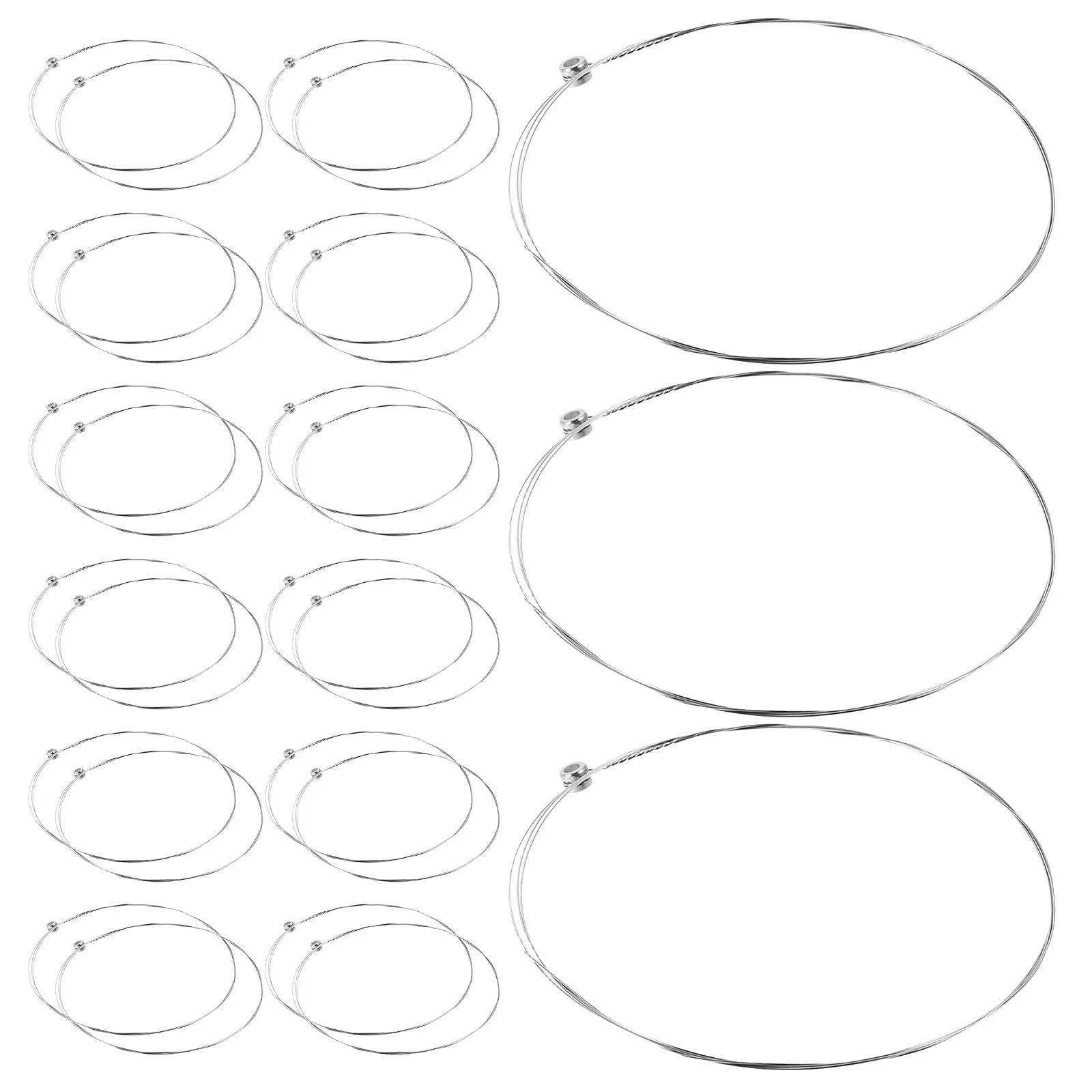 

40pcs Guitar Strings Acoustic Steel String Set Stainless Durable For Folk Classical Music Instrument Easy Installation