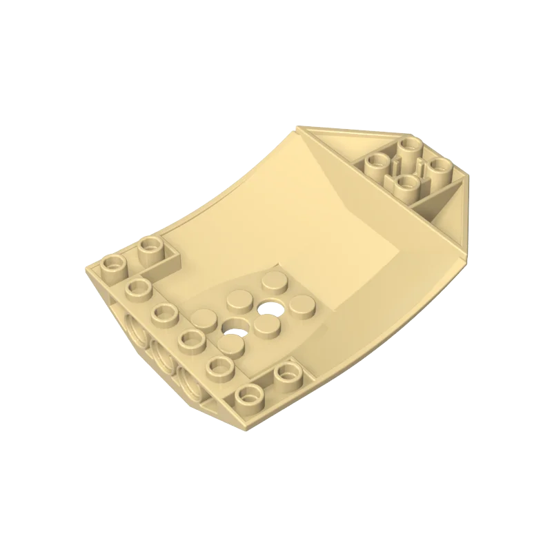 Gobricks 1 Pcs MOC Cockpit 8 x 6 x 2 Curved Bricks Compatible With 42021 Model Building Blocks Parts Children Puzzle Toys Gifts