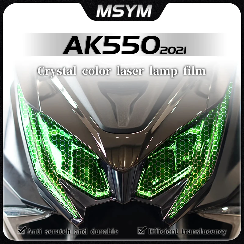 

Motorcycle Headlight and taillight film honeycomb laser sticker protective film accessories For KYMCO AK550 AK 550 ak550 2021