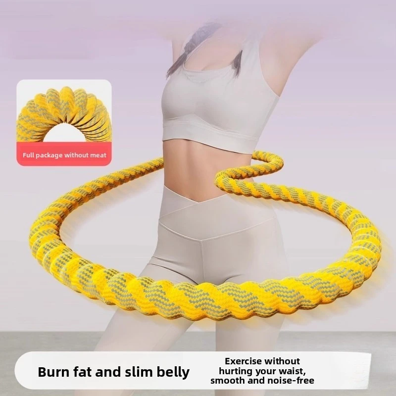 Soft Sport Hoop Abdominal Tightening Waist Shaping Fat Loss Portable Indoor Home Workout Body Fitness Training Equipment