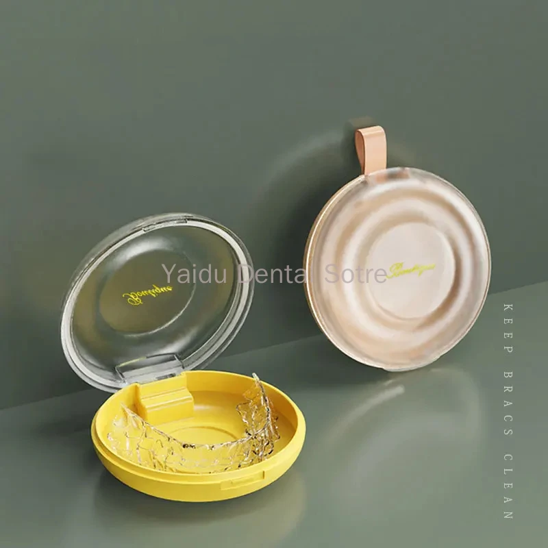 10pcs Denture Storage Container Holder Partial Denture Case Orthodontic Teeth Box Invisible Braces Box Orthodontic