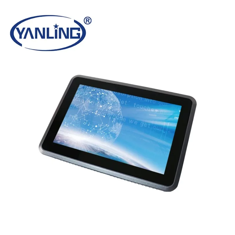 10.1 Inch J6412 Industrial Panel Pc Aluminium Case IP65 Front Touch PC With Monitor