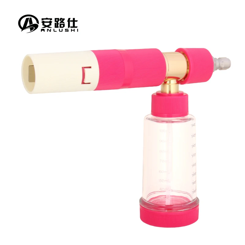 مسدس رغوة الثلج لغسيل السيارات 100 مل - 1/4 بوصة توصيل سريع قابل للتعديل لغسالة الضغط لتفصيل السيارات #2