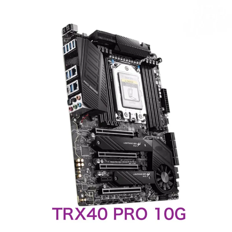 For MSI TRX40 PRO 10G Motherboard 256GB DDR4 ATX Mainboard 100% Tested OK Fully Work Free Shipping