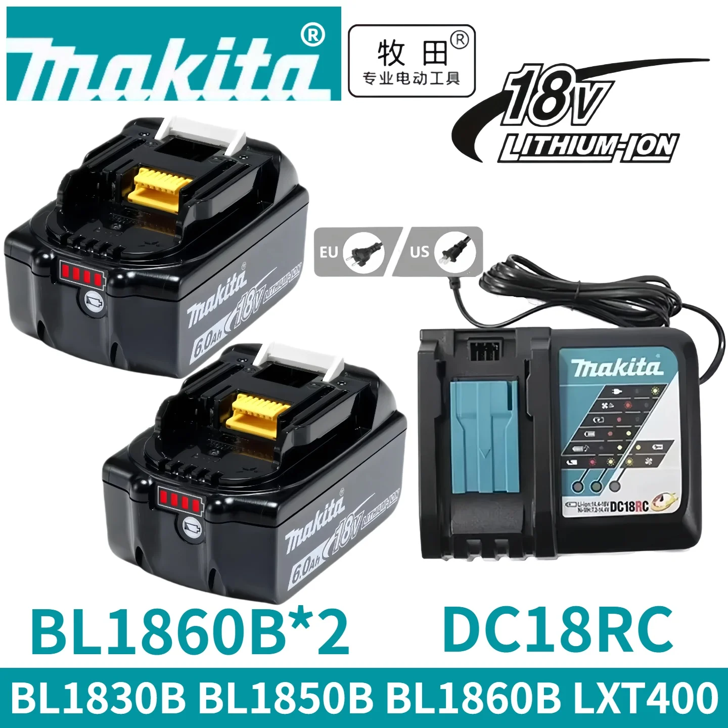 

Original Makita 18Volt battery ⚠ Used for Makita 18V electric tools DDF487 DTW700 DGA404 DUC150Z DFN350G makita battery