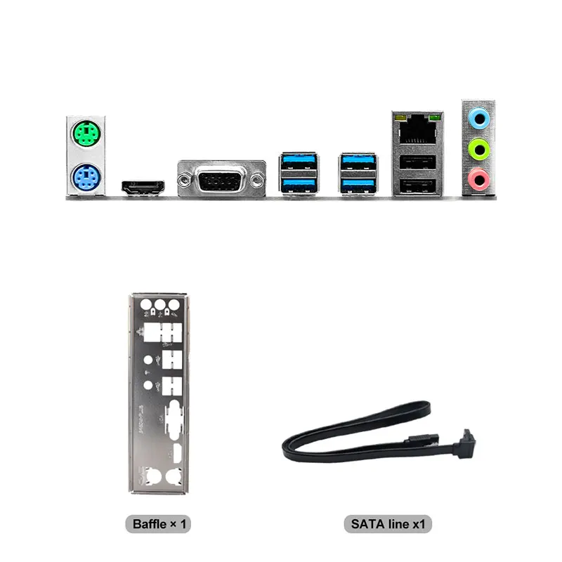 JGINYUE B450M PLUS ARGB Motherboard AM4 Supports Ryzen 2000-5000 CPU EXPO PC desktop DDR4 M.2 NVME view 5
