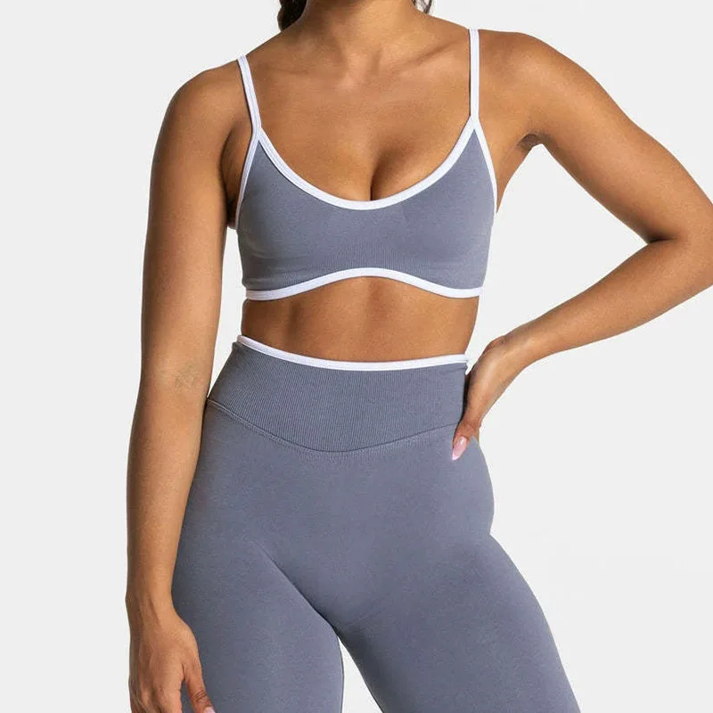 

Бюстгальтер для тренировок на бретельках сзади, трансформируемый спортивный бюстгальтер для йоги для женщин, ударопрочный укороченный топ для бега, бесшовная рубашка для фитнеса, верхняя одежда
