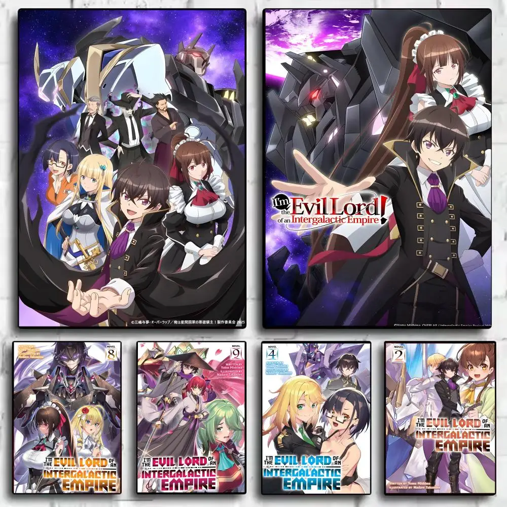 

anime I'm the E-Evil Lord of EmpireS Poster HD Art Sticky Wall Waterproof Home Living Room Bedroom Bar Aesthetic Decoration