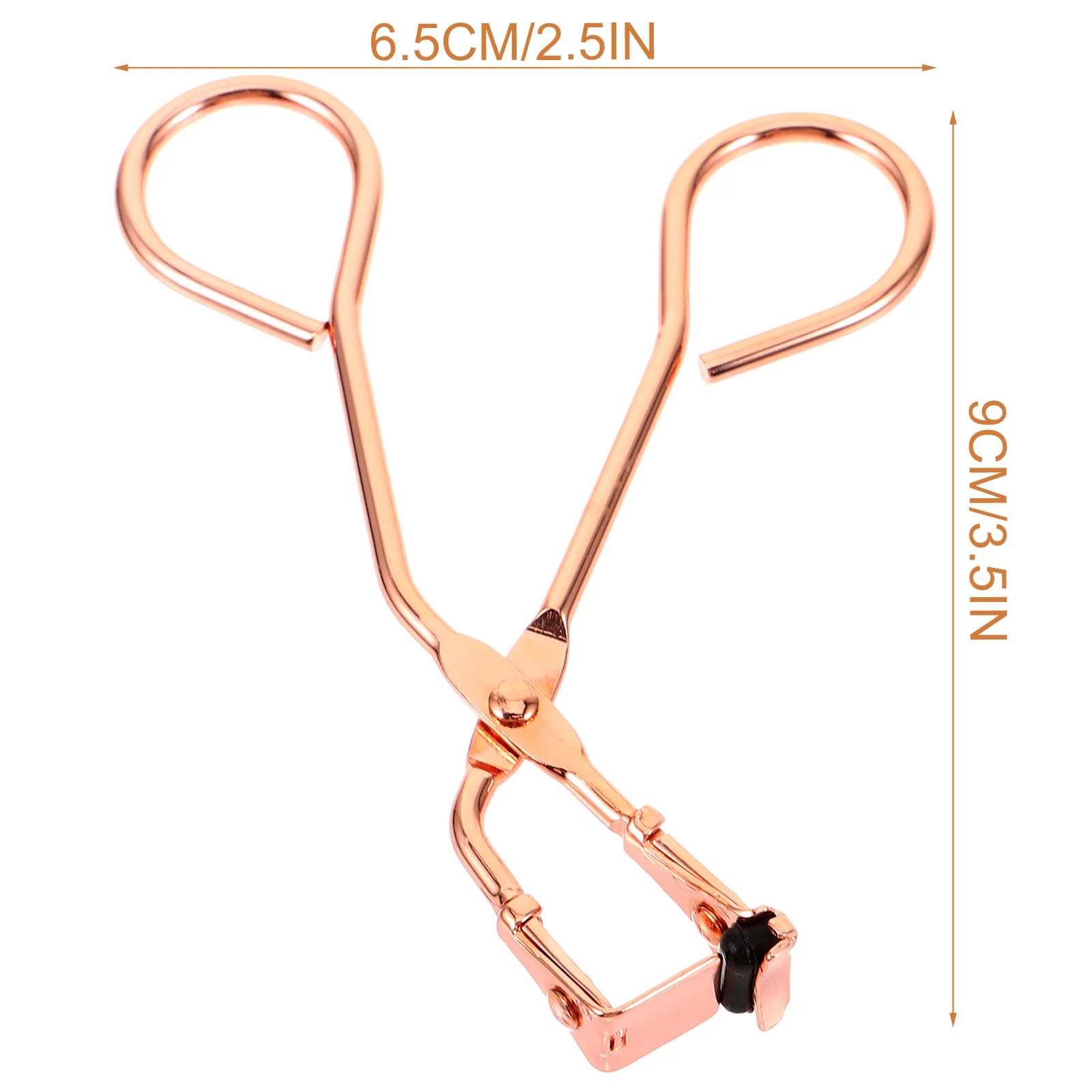 Mini piegaciglia in metallo strumento per arricciare le donne senza pizzicare piegaciglia accessorio per trucco portatile robusto clip per ciglia