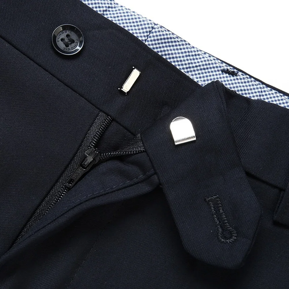 Summer Men Business Thin Silk Suit Dress Pants Male Classic Breathable Office Formal Suit Trousers for Men\'s Clothing Big Size
