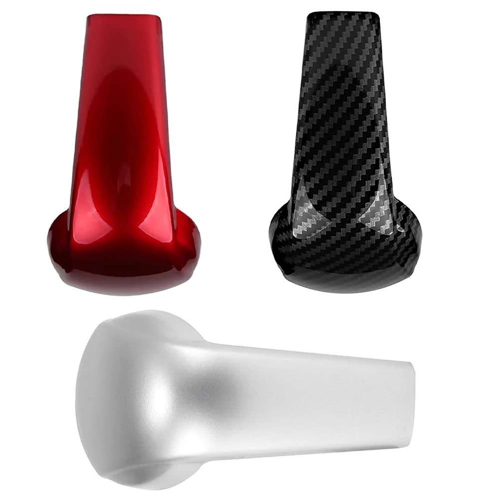 Car Interior Gear Head Lever Shift Knob Cover Gear Shift Handle Trim Cover for Mazda 2 3 6 CX-3 CX-5 CX-9 Car Trim Accessories
