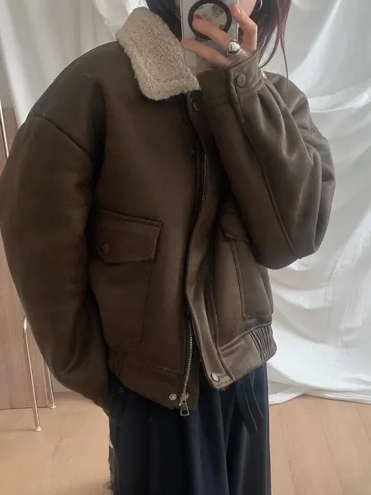 Sweter Rajut Satu Bahu Korea untuk Wanita Musim Gugur Musim Dingin Model Terbaru, Pelangsing, Panjang, Pakaian Dalam, Atasan Modis