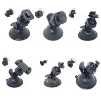 6 Types Mini Suction Cup Mount Tripod Auto Car DVR Holder DV GPS Camera Stand Bracket Phone Holder 6mm Screw Connector