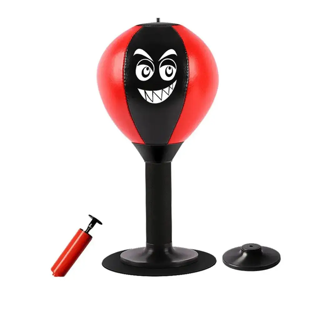 Stressabbau Boxsack Spielzeug mit Saugnapf Stress Buster Schreibtisch Boxen Punch Ball reduzieren Spannung Spielzeug für Kinder – Detail 1