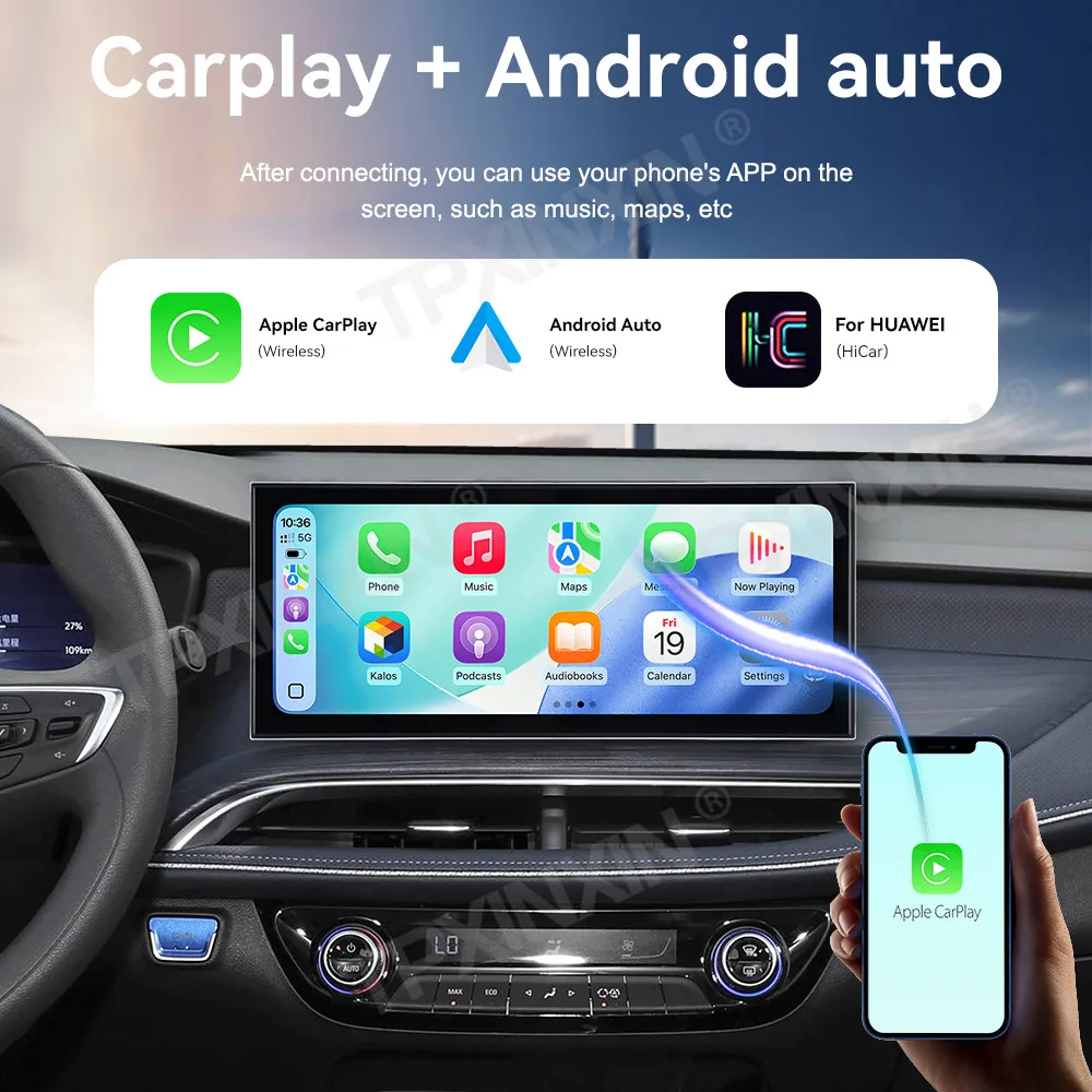 For Buick Velite 6 2022-2024 Android Car Radio Multimedia Video Wireless Carplay Autoradio Stereo GPS Navigation Head Unit