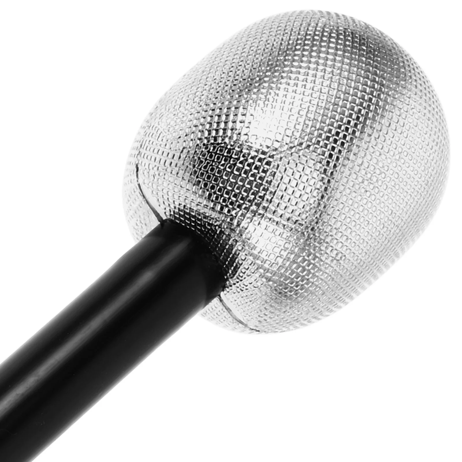 

2Pcs Fake Microphone Props Realistic Simulation Pretend Plaything Sturdy ABS Kids Toy Musical Instrument Costumes Party