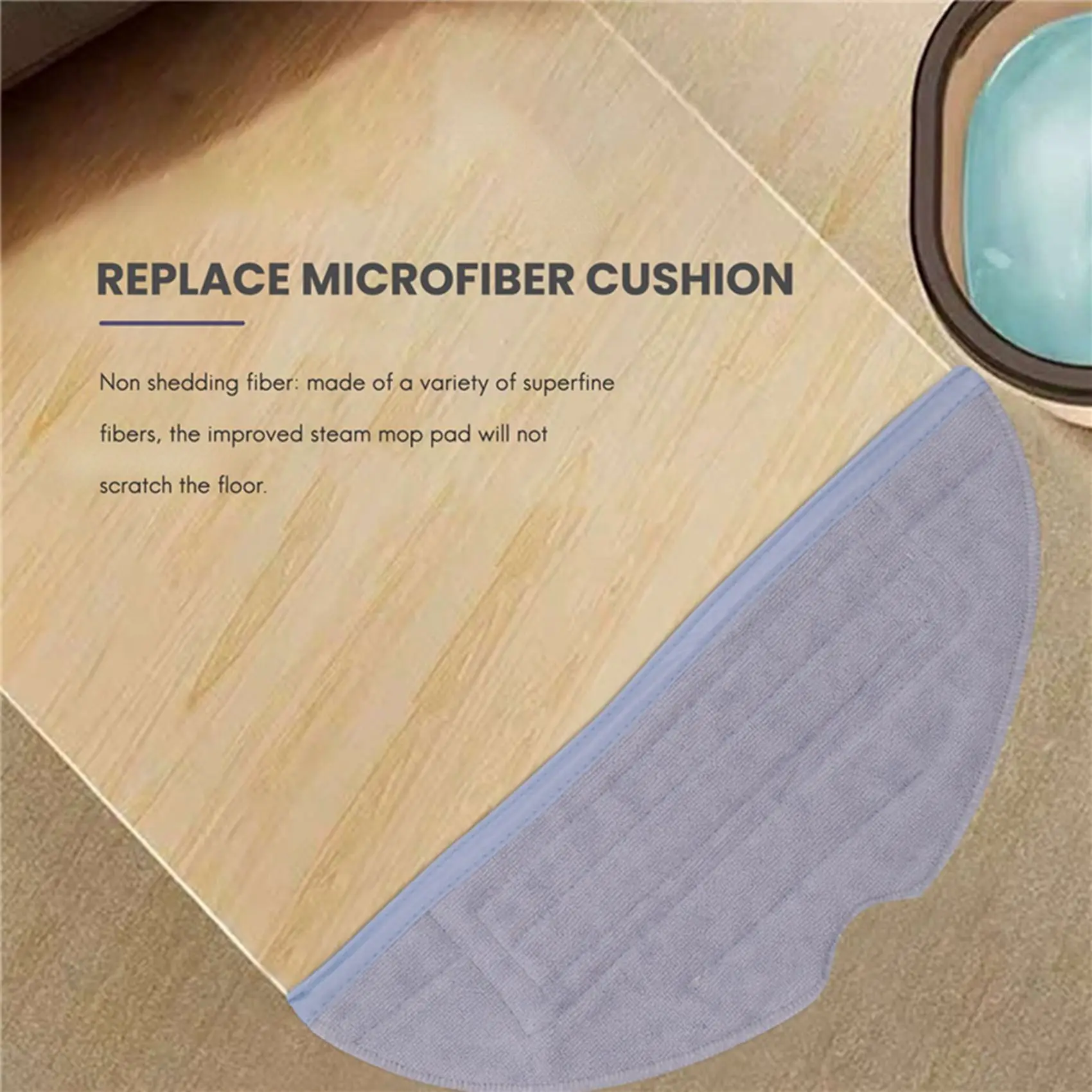 10 ชิ้น Mop ผ้าเปลี่ยนแผ่นสําหรับ Xiaomi Roborock S7 T7S T7 Plus เครื่องดูดฝุ่นไมโครไฟเบอร์ Pad