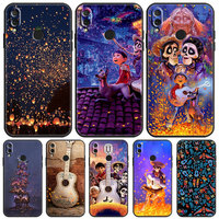 Disney Coco Case For Honor X6 4G X7 4G X8 X9 4G 5G Huawei Y9 Y7 Y5 Y6 Y7 Y8 A S P Prime 2018 2019 2020 Black Soft Cover