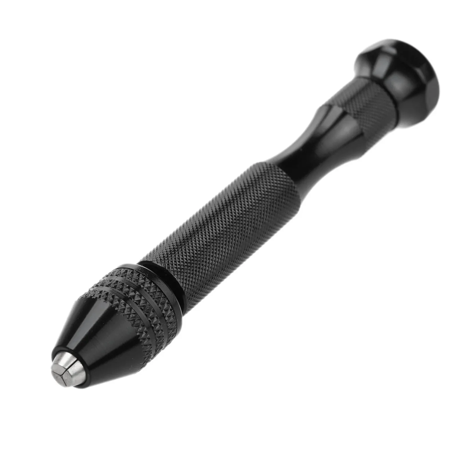 1Pc 0.3mm-3.4mm Aluminium Alloy Keyless Chuck Hand Drill for Hobby Model Craft Jewelry Watch Making Tool Micro Twist Bit
