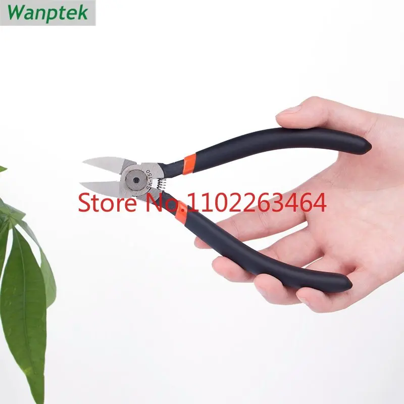 SK-150 mini cut line plier edge super thin single edged assembled slanting carbon steel model side cutting pliers