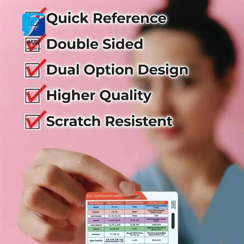 

A55F-STEMI 12-свинцовый инструмент, горизонтальный эталонный бейдж, идентификационная карта, соединенные выводы EGG, прецизионные измерения, бытовой инструмент