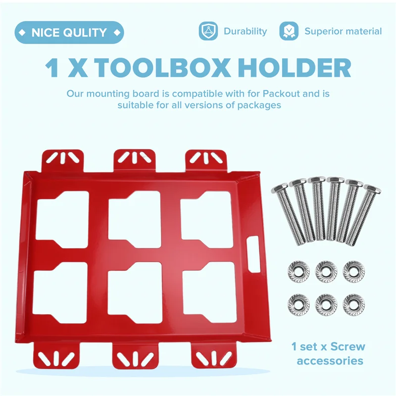 

A25F-Tool Storage Rack Truck Toolbox Rack Wall-Mounted Tool Storage Rack Cab Toolbox Fixing Frame Storage Rack Toolbox Holder Re