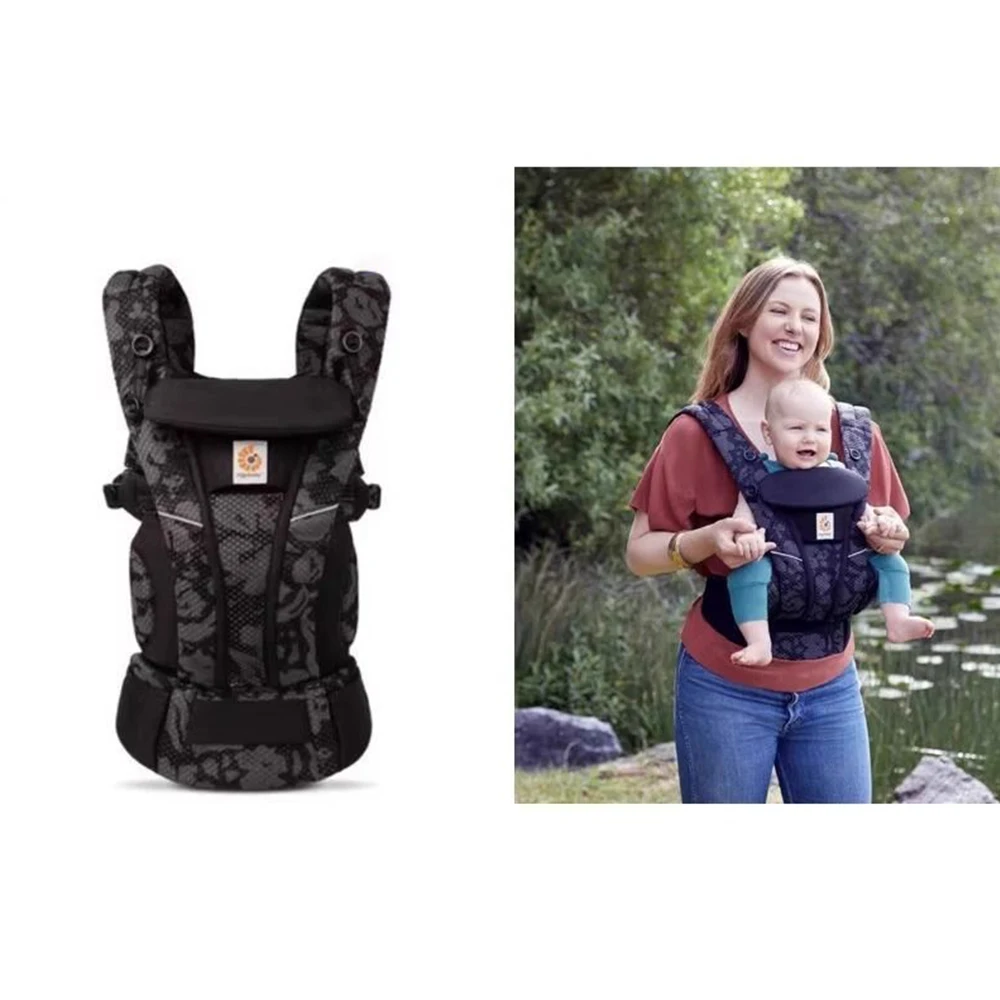 Ergobaby All Carry Positions Ademende draagzak van mesh, verbetering van de lendensteun en de luchtstroom (7-45 pond)
