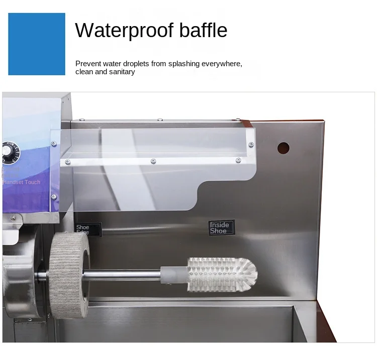 Industrial Semi-Automatic Shoe Cleaning Washer, Dedicated Laundry Equipment For Dry Cleaning Shop Daily Shoe Washing Operations