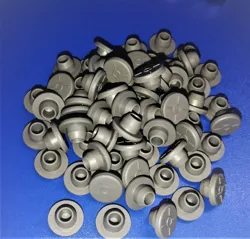 13mm,100pcs!White Silicone Rubber,Grey Color Butyl rubber stopper medical rubber for vial,rubber sealing,injection vial stopper