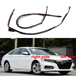 For Honda Accord 10 Generation 2018-2021 Headlight Rubber Sealing Strip Trim Headlamp Decorative Strip Waterproof Strip