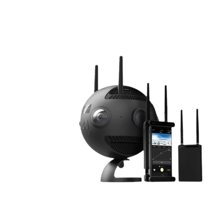 Professional grade 8K 3D panoramic camera motion stabilization