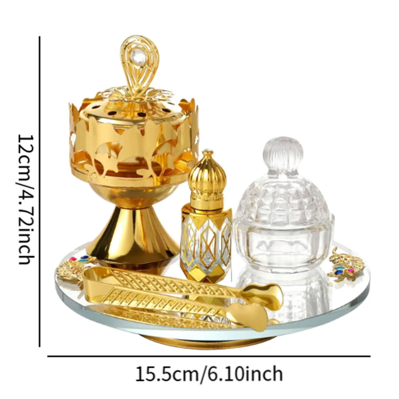 Incense Burner Table Centerpiece Incense Holder for Living Room SPA Decor