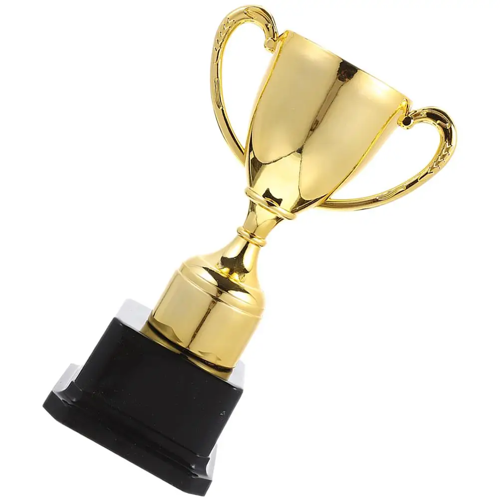 

Small Trophy Plastic Trophies Compact Sports Plastic Trophies Prop Prop Golden Kids Award Prize Competition