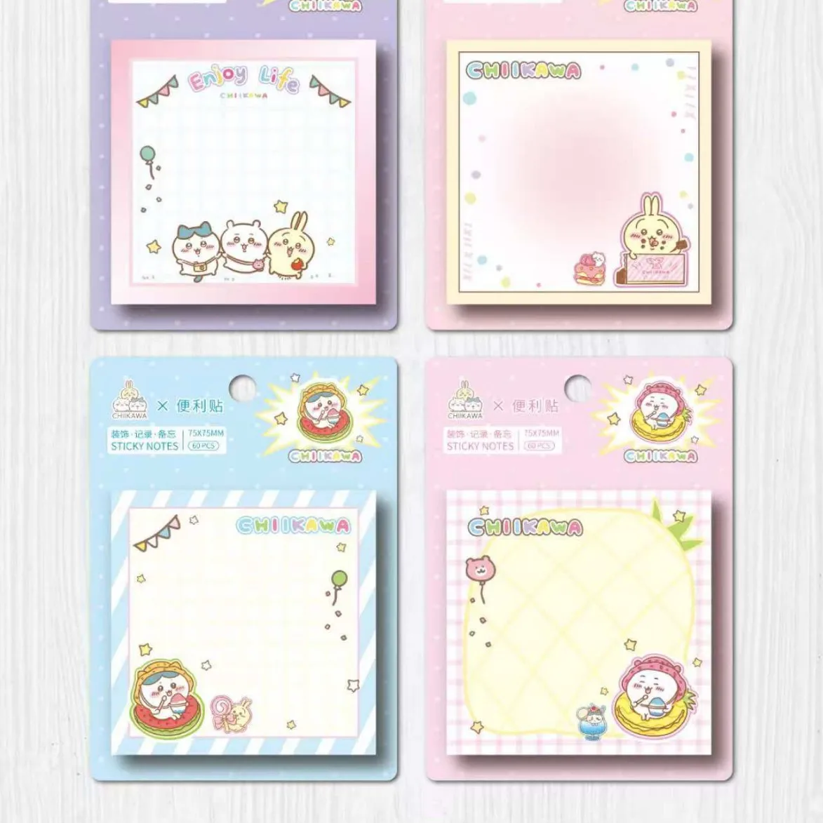 Cartoon Sticky Note Shinchan Capibala Wukong Labubu Bear Pony Moon Girl Students N Times To Post Tagboard Tearable Notepad