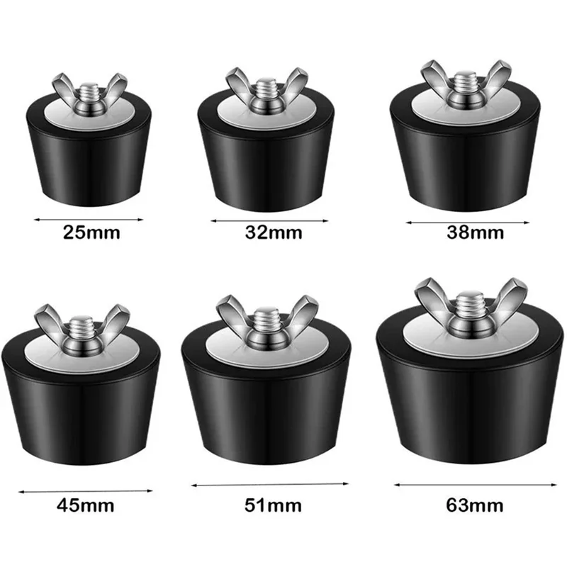 Leak Proof Winter Expansion Plug Pool Plugs Pool Winterizing Plug Rubber Swimming Pool Winter Outdoor Leak Detection Accessories