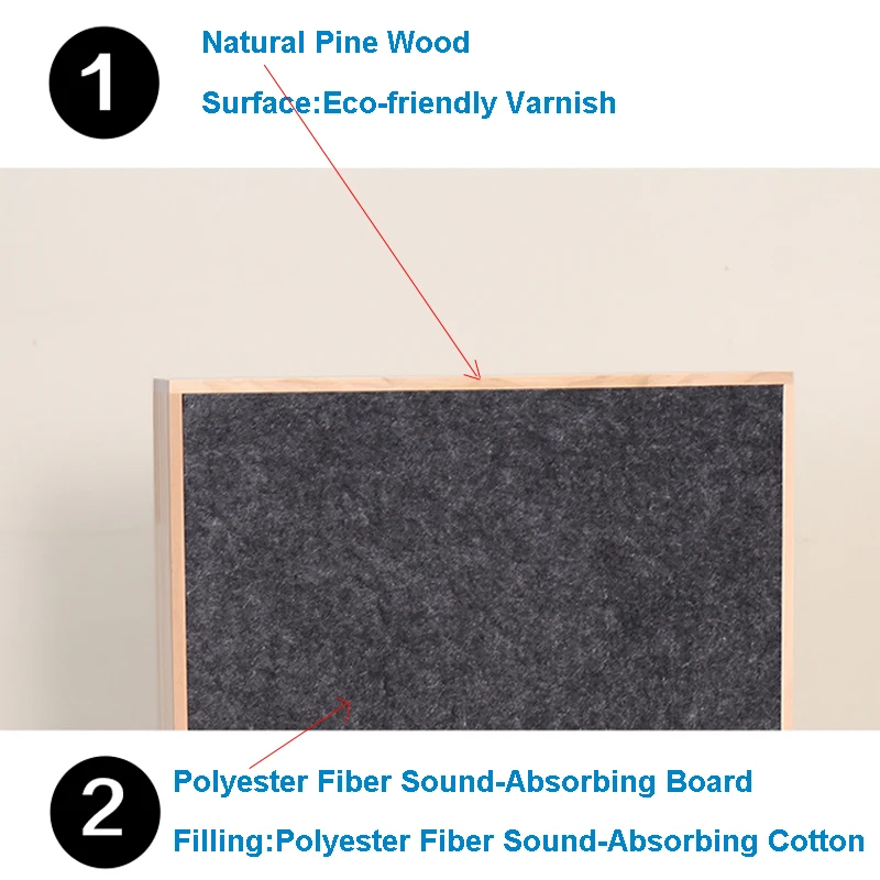 Korean Creative Oblique Sound-Absorbing Module Combination Soundproofing Panel and Acoustic Materials For Home Theater Studios