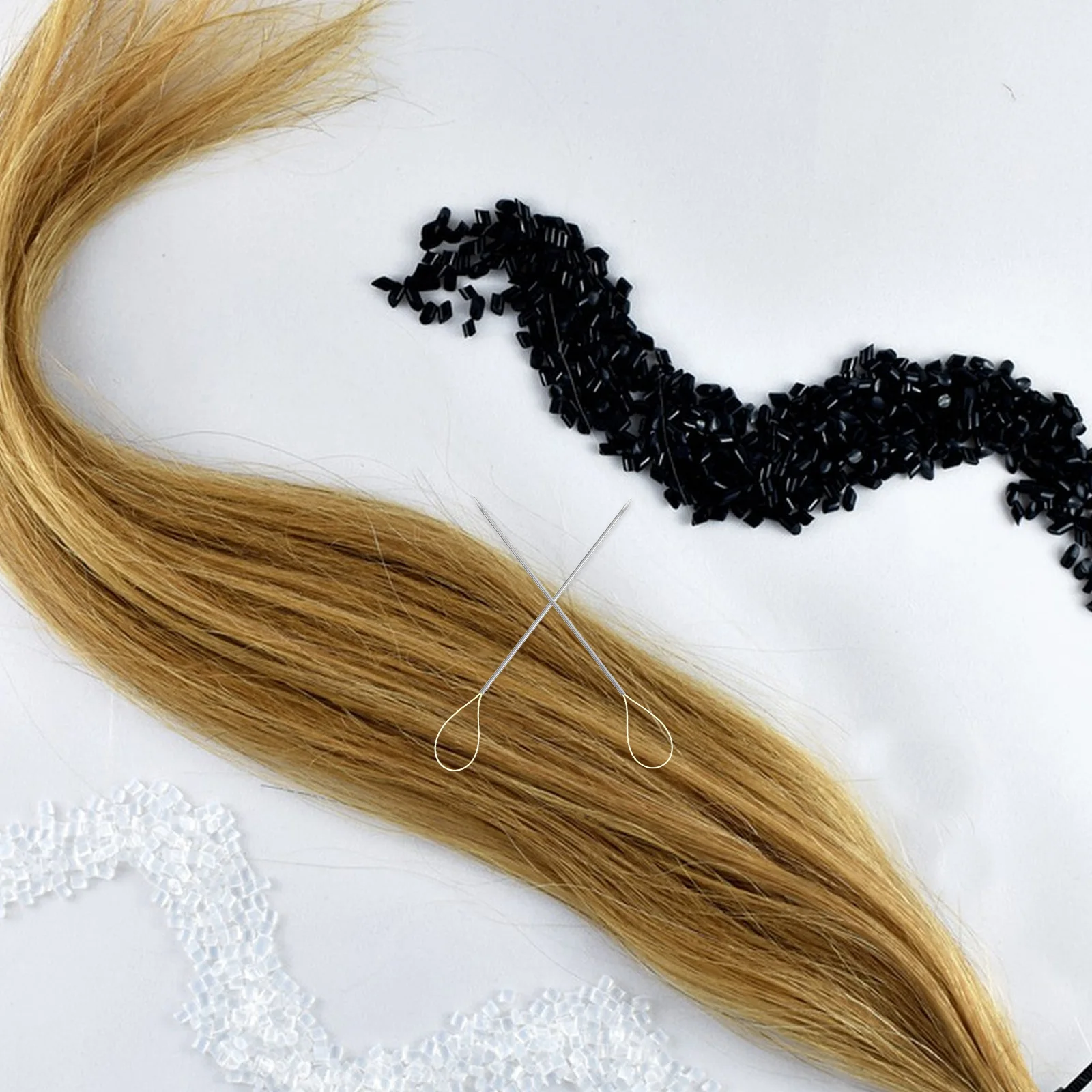 

2Pcs Making Tool Stainless Steel Hair Beader for Braids Crochet Hair Tool Multipurpose Threader for Jewelry and Fabric