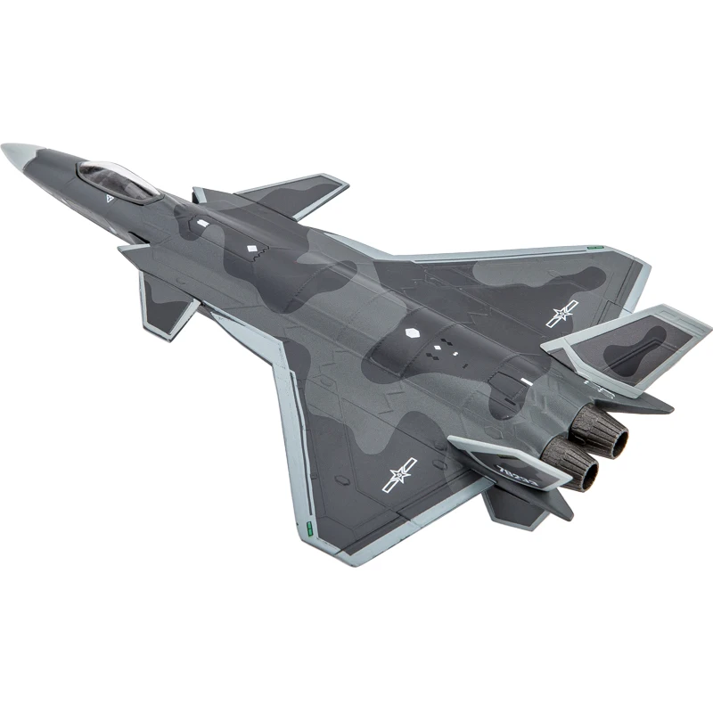 

1:144 j-20 model Chinese fighter Simulation Alloy Model J20 stealth aircraft model military collection