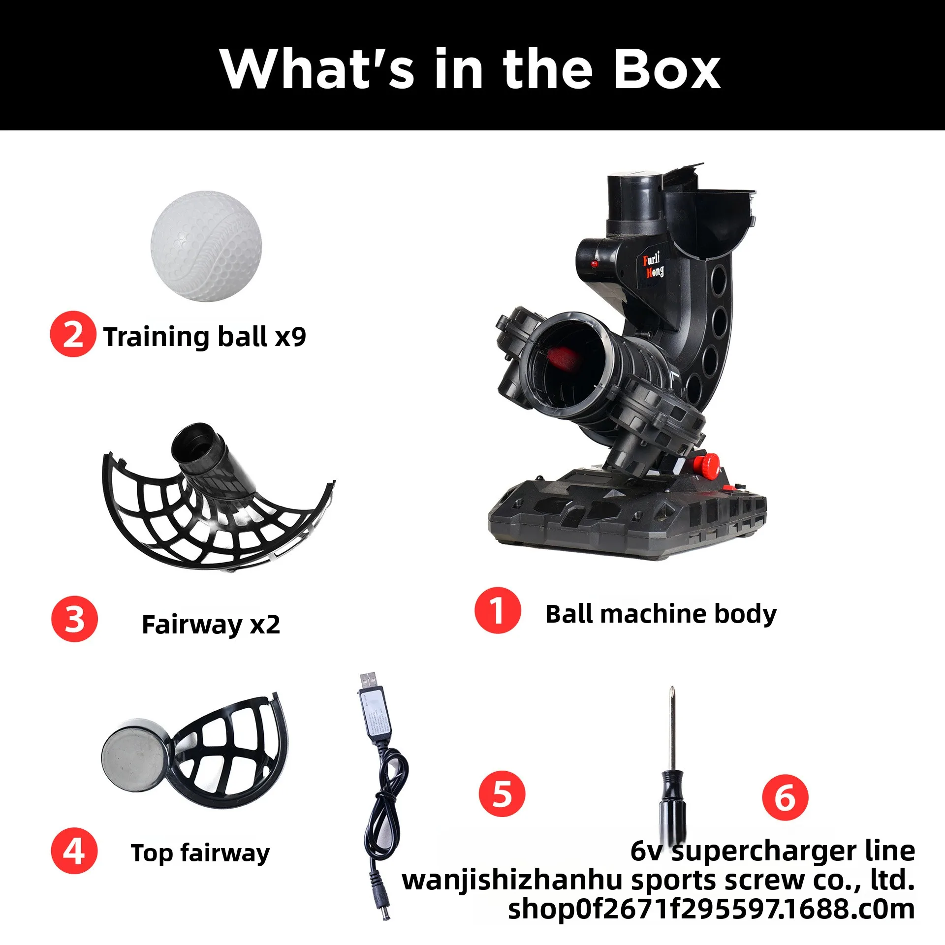 Baseball Softball Serving Throwing Machine Practice Strike Change Ball Automatic Launcher