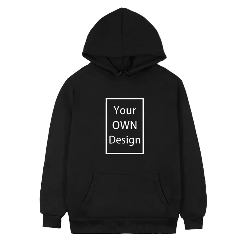 2024 Long Sleeve Customized high quality Hoodie Text Logo Casual Custom Printed Text DIY Customized Logo Personalized Hoodies