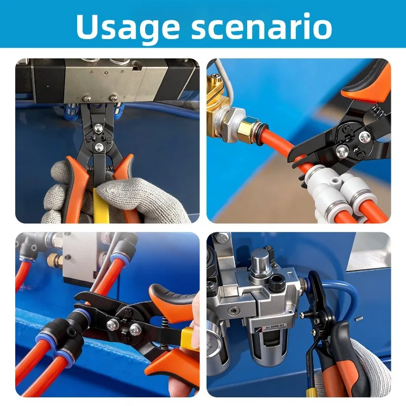 Press Type Air Tube Pliers Pneumatic Air Pipe Connector Quick Disconnect Disassembly Tool Industrial Maintenance Crimping Tool
