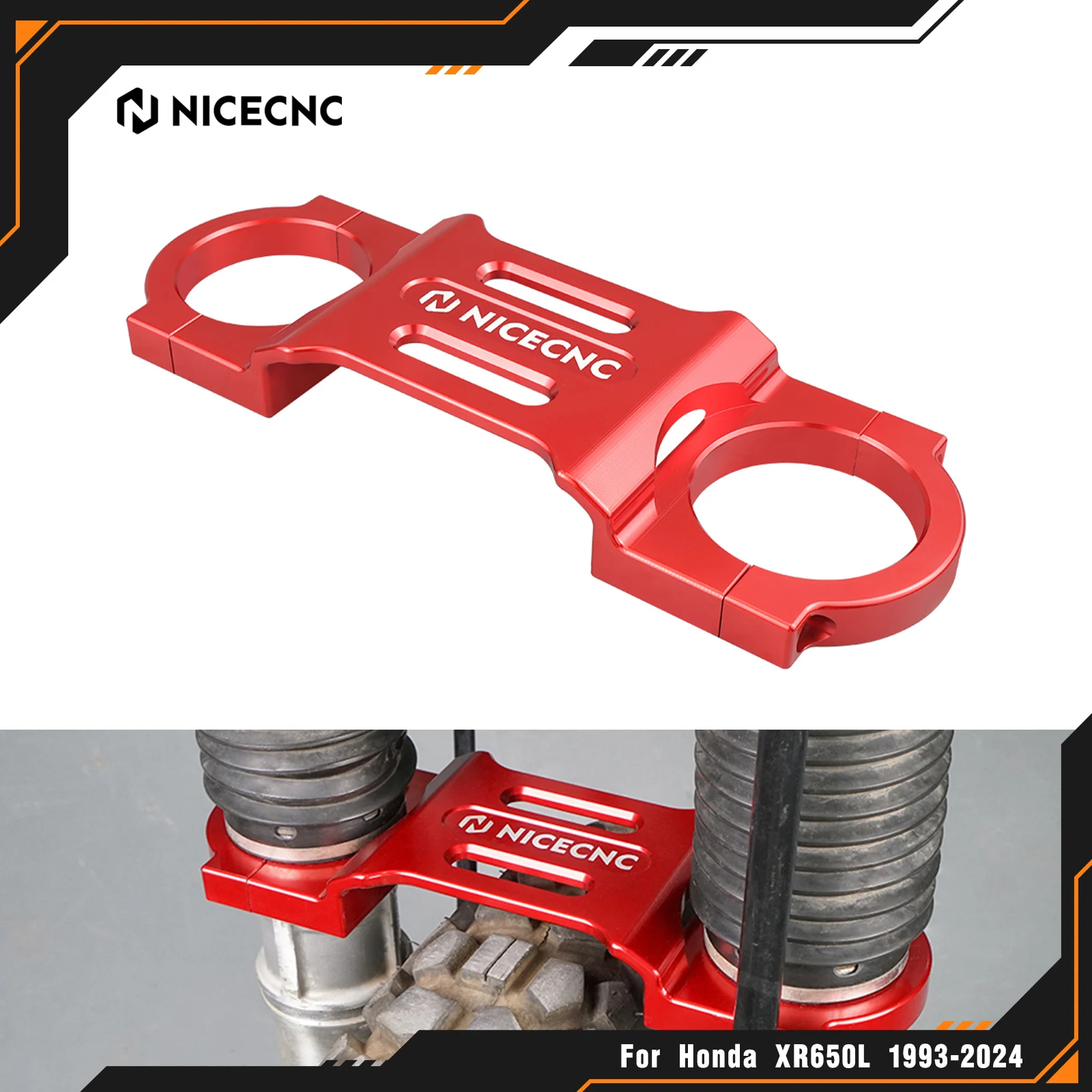 

NICECNC Motorcycle For HONDA XR650L XR 650L 650 L 1993-2024 2023 2022 2021 2020 2019 2018 Aluminum Fork Brace Fork Stabilizer