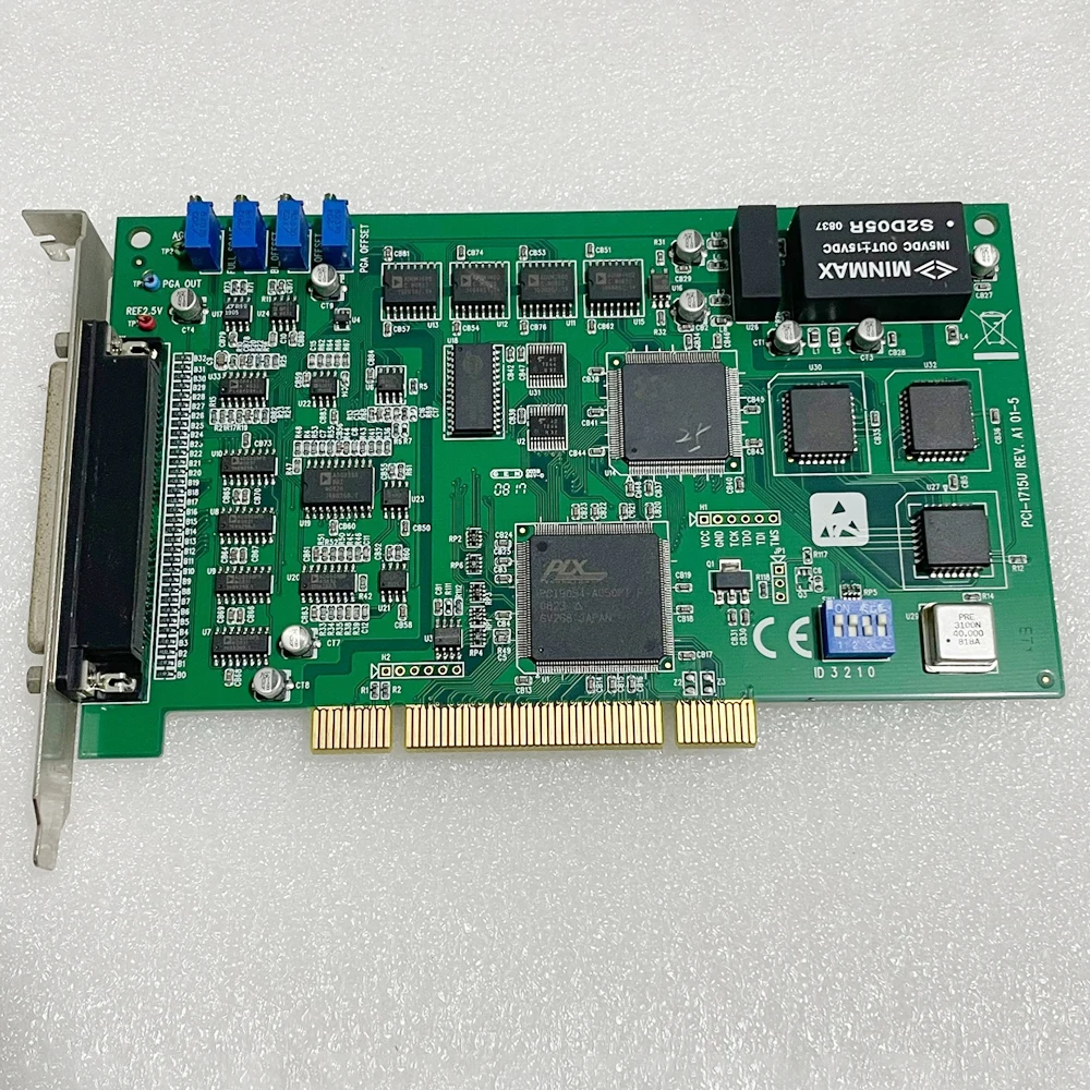 For Advantech Captur Card 500K 12 Bit 32-Channel Isolated Analog Input Card PCI-1715U