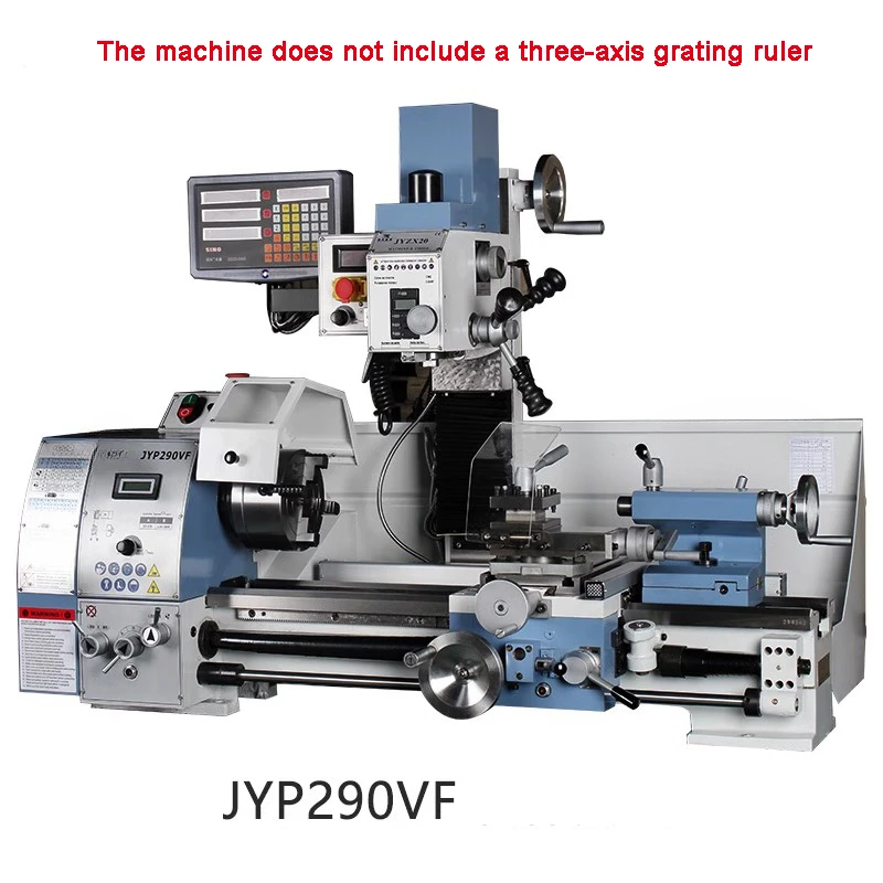 JYP290VF Household Lathe Industrial Lathe Bench Drill Drilling and Milling One Machine 1100W Motor