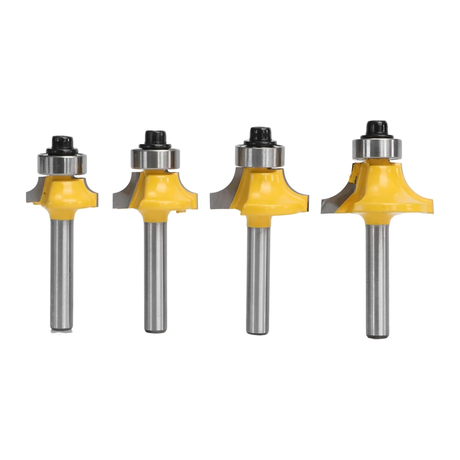 

4PCS 6mm Shank Small Corner Round Router Bit For Wood Edging Milling Cutter For Power Tools Router Bits Accessory